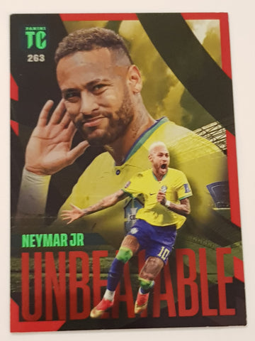 2022-23 Panini Top Class Neymar Jr. Unbeatable #263 Red Parallel Trading Card