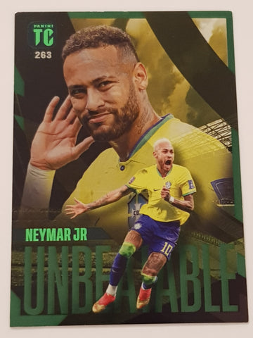 2022-23 Panini Top Class Neymar Jr. Unbeatable #263 Green Parallel Trading Card