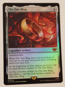 Magic the Gathering Lord of the Rings The One Ring LTR #246 Foil Trading Card