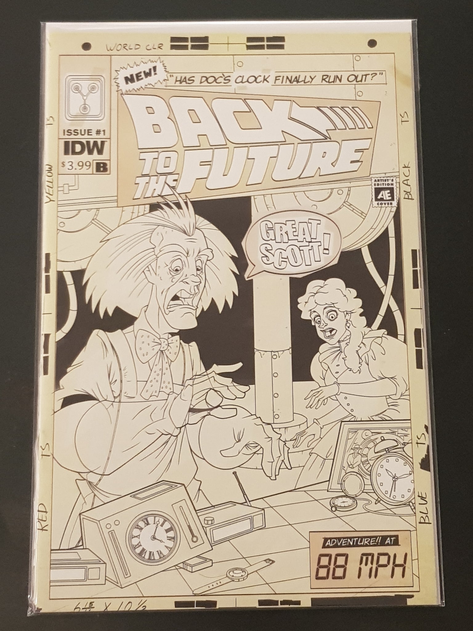 Back to the Future Tales from  the Time Train #1 NM Artist Edition Variant