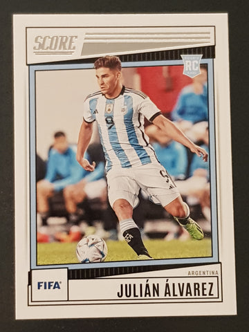 2022-23 Panini Score FIFA Julian Alvarez #13 Rookie Card