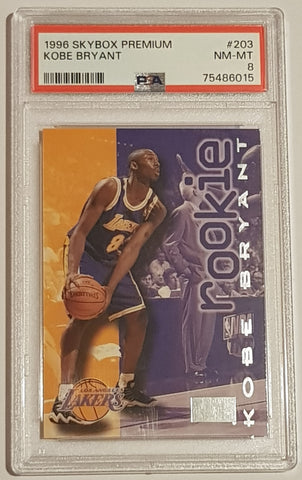 1996-97 Skybox Premium Kobe Bryant #203 PSA 8 Rookie Card