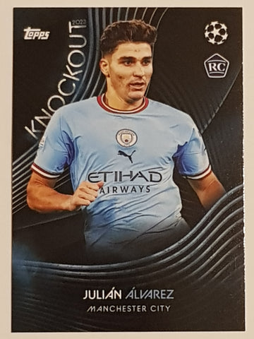 2022-23 Topps Manchester City Team Set Julian Alvarez Rookie Card