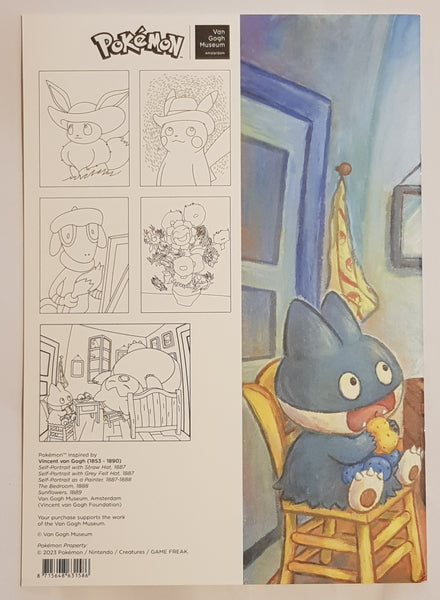 Pokemon x Van Gogh Museum Exclusive Colouring Book