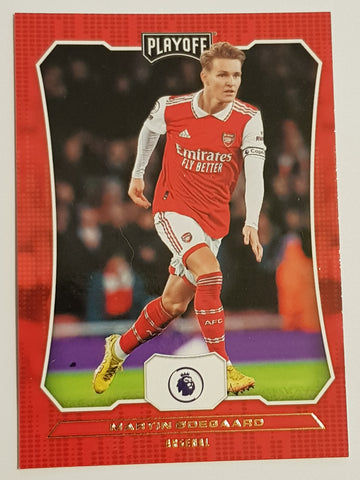 2022-23 Panini Chronicles Playoff Premier League Soccer Martin Odegaard #52 Trading Card