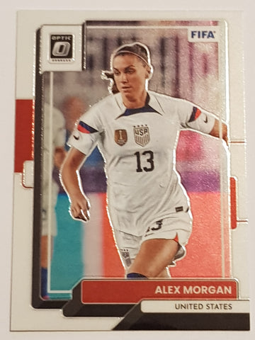 2022-23 Panini Donruss Soccer Optic FIFA Alex Morgan #124 Trading Card