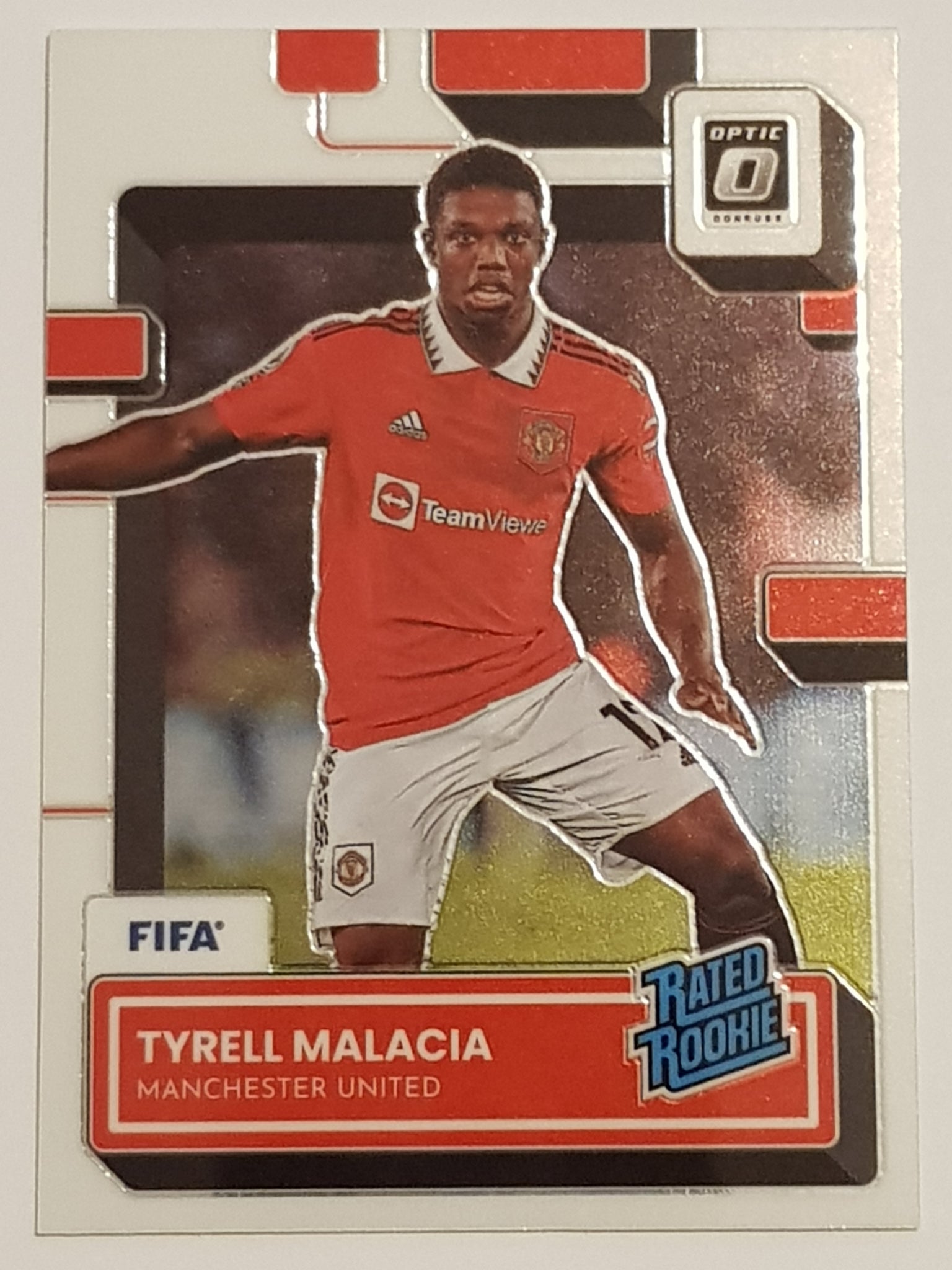 2022-23 Panini Donruss Soccer Optic FIFA Tyrell Malacia #200 Rookie Card