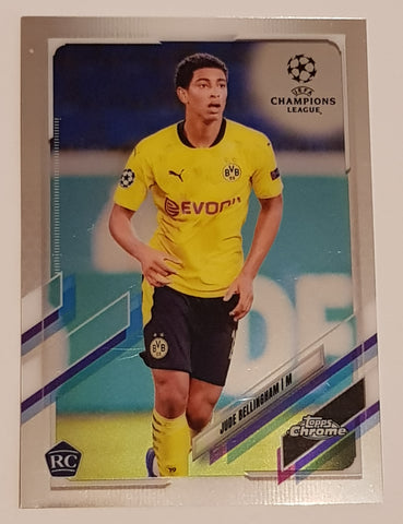 2020-21 Topps Chrome Champions League Jude Bellingham #68 Rookie Card