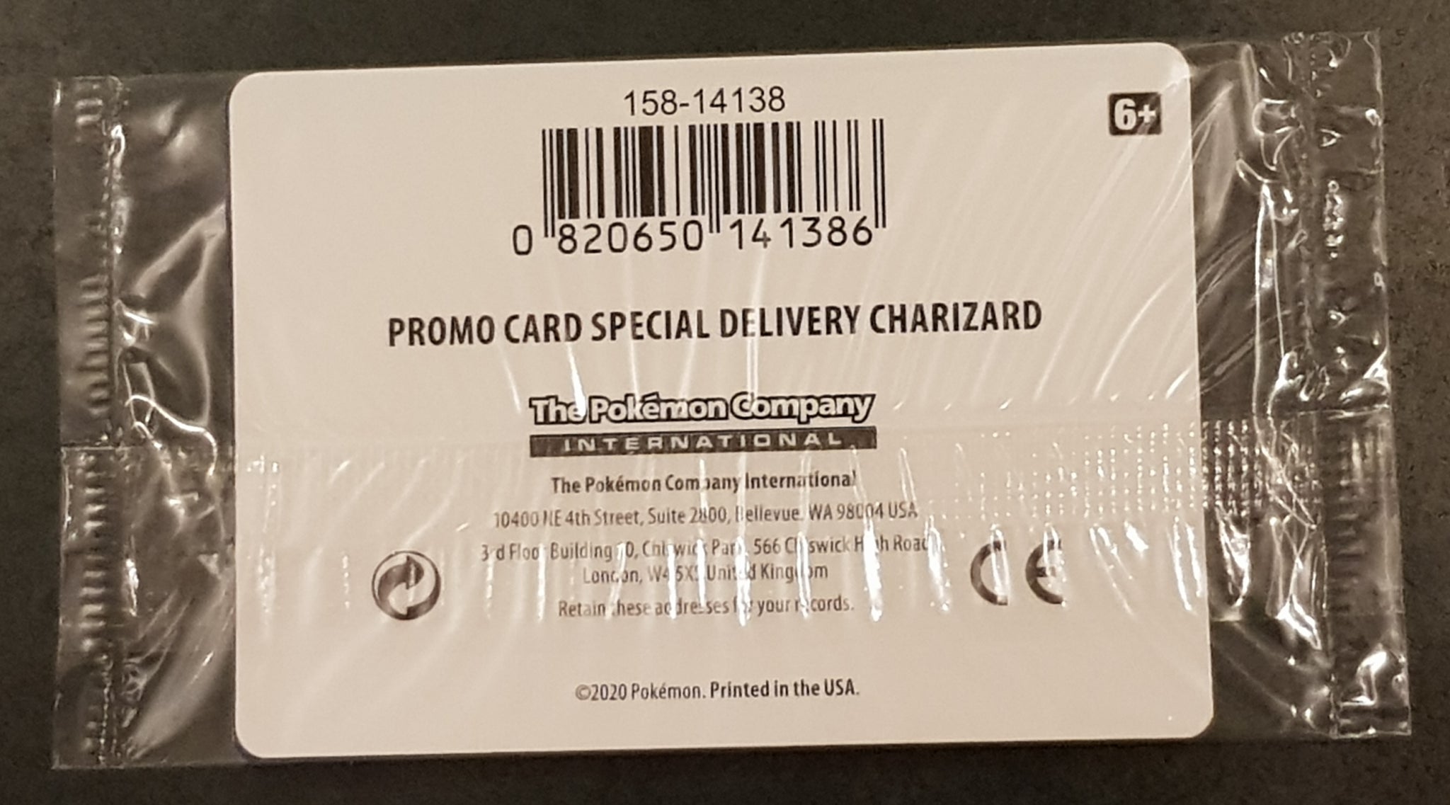 Pokemon Sword and Shield Special Delivery Charizard #SWSH075 Holo Blac –  Rotterdam Comics