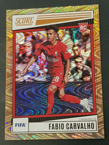 2022-23 Panini Score FIFA Fabio Carvalho #114 Bronze Swirl Parallel /55 Rookie Card