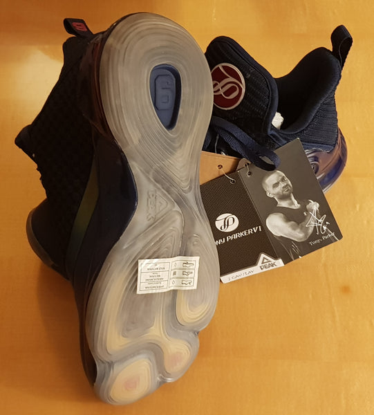 Peak Tony Parker TP VI Dark Blue Basketball Shoes (Size 10.5/43)
