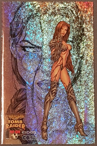 Witchblade/Tomb Raider #1 NM Marc Silvestri Speckle Foil Variant