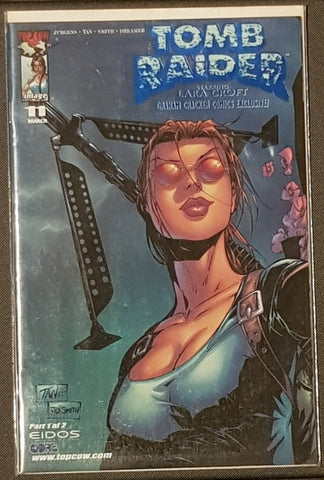 Tomb Raider #11 VF/NM Graham Crackers Dynamic Forces Blue Foil Exclusive Variant