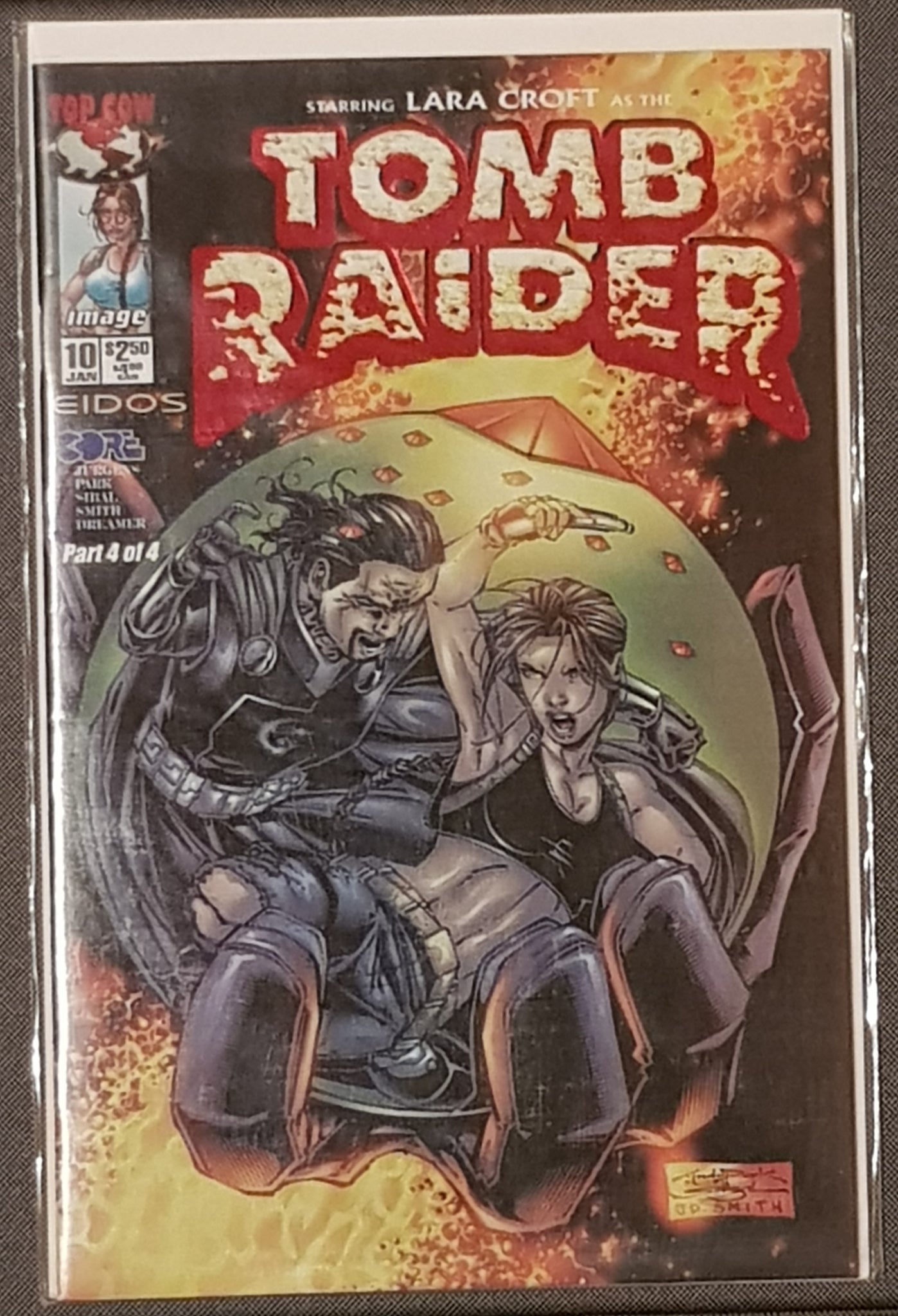 Tomb Raider #10 NM- Dynamic Forces Ruby Red Foil Exclusive Variant