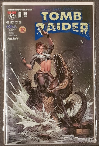 Tomb Raider #9 VF/NM Dynamic Forces Wizard World Blue Foil Exclusive Variant