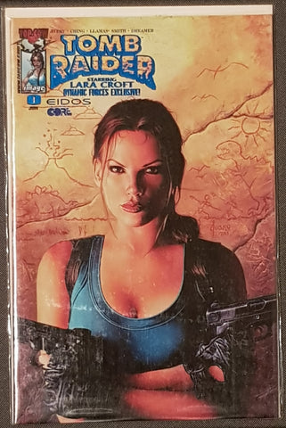 Tomb Raider #0 NM Joe Jusko Dynamic Forces Wizard World Blue Foil Exclusive Variant