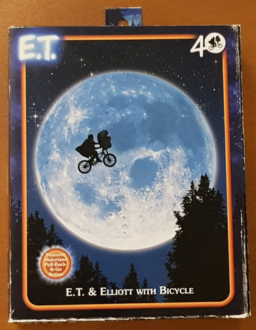 E.T. & Elliott with Bicycle Action 7" Figure Set