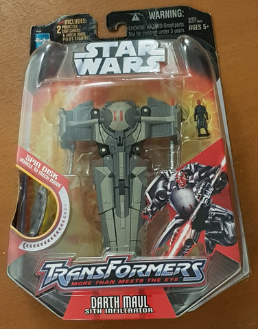 Transformers Star Wars Darth Maul Sith Infiltrator Figure