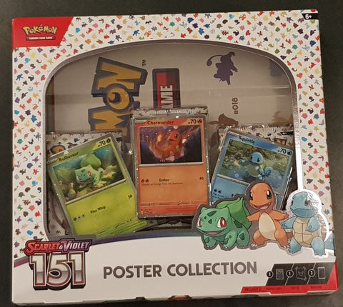Pokemon Scarlet and Violet 151 Poster Collection Trading Card Box