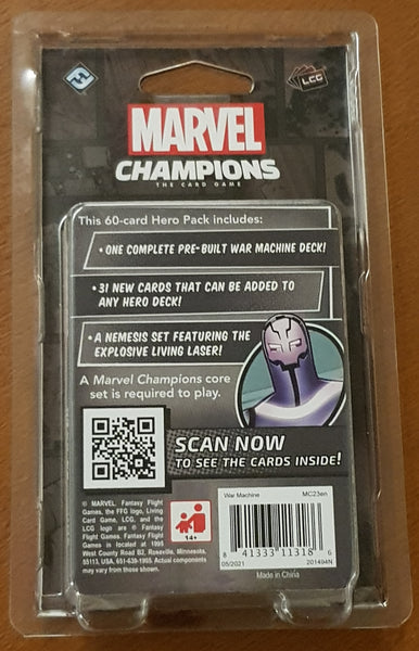 Marvel Champions the Card Game War Machine Hero Pack