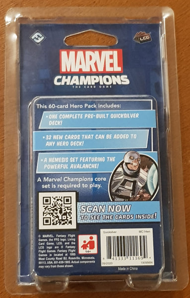 Marvel Champions the Card Game Quicksilver Hero Pack