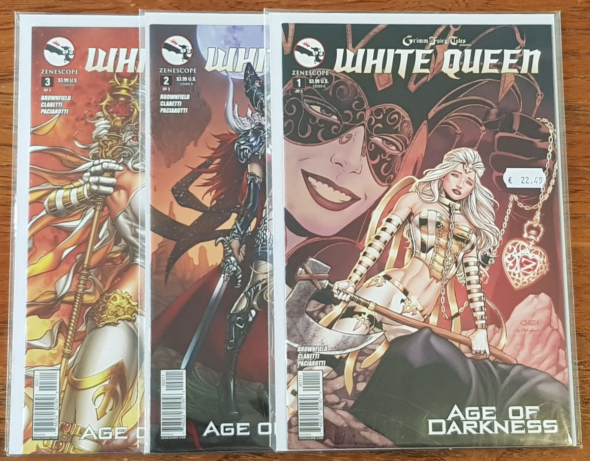Grimm Fairy Tales White Queen 1 3 Nm Complete Set Rotterdam Comics