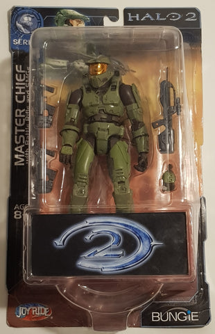 Halo 2  Series 1 Master Chief w/ Battle Rifle and SMG's Action Figure