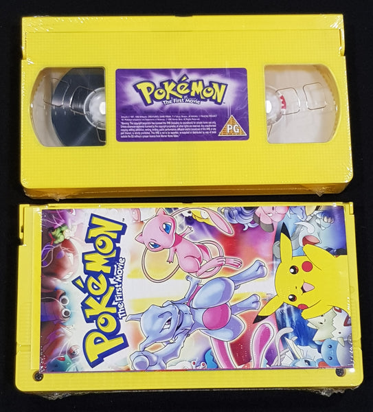 Pokemon the First Movie - Original Sealed VHS (UK Release w/ Mewtwo Promo Card)