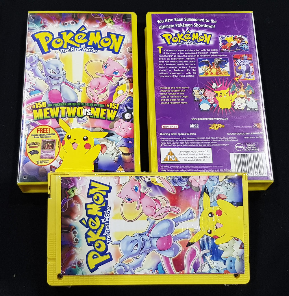 Pokemon the First Movie - Original Sealed VHS (UK Release w/ Mewtwo Pr Rotterdam Comics Pokemon the First Movie - Original Sealed VHS (UK Release w/ Mewtwo Pr Rotterdam Comics