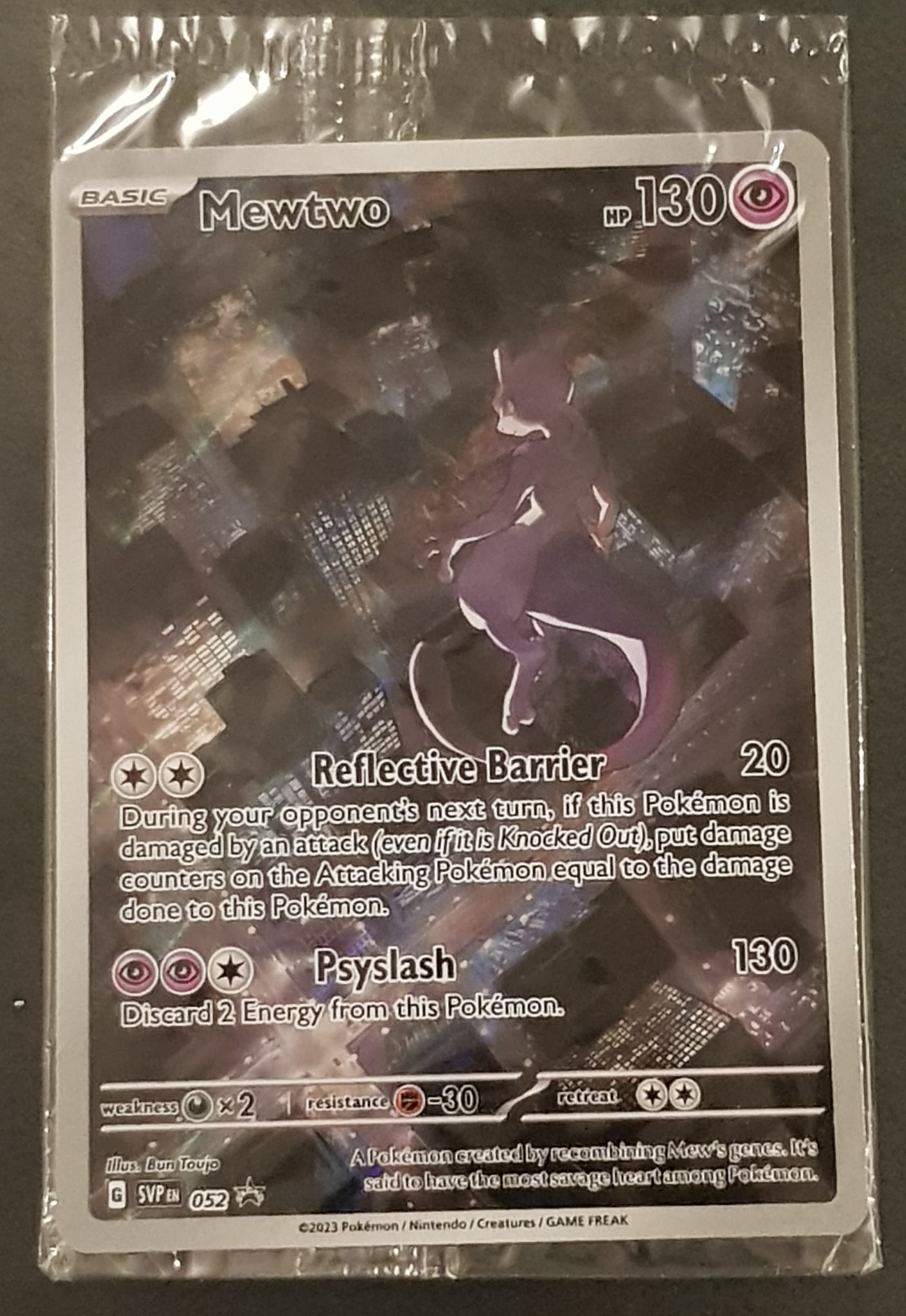 Pokemon Scarlet and Violet 151 Mewtwo Black Star Promo #SVP 052 Holo T – Rotterdam Comics
