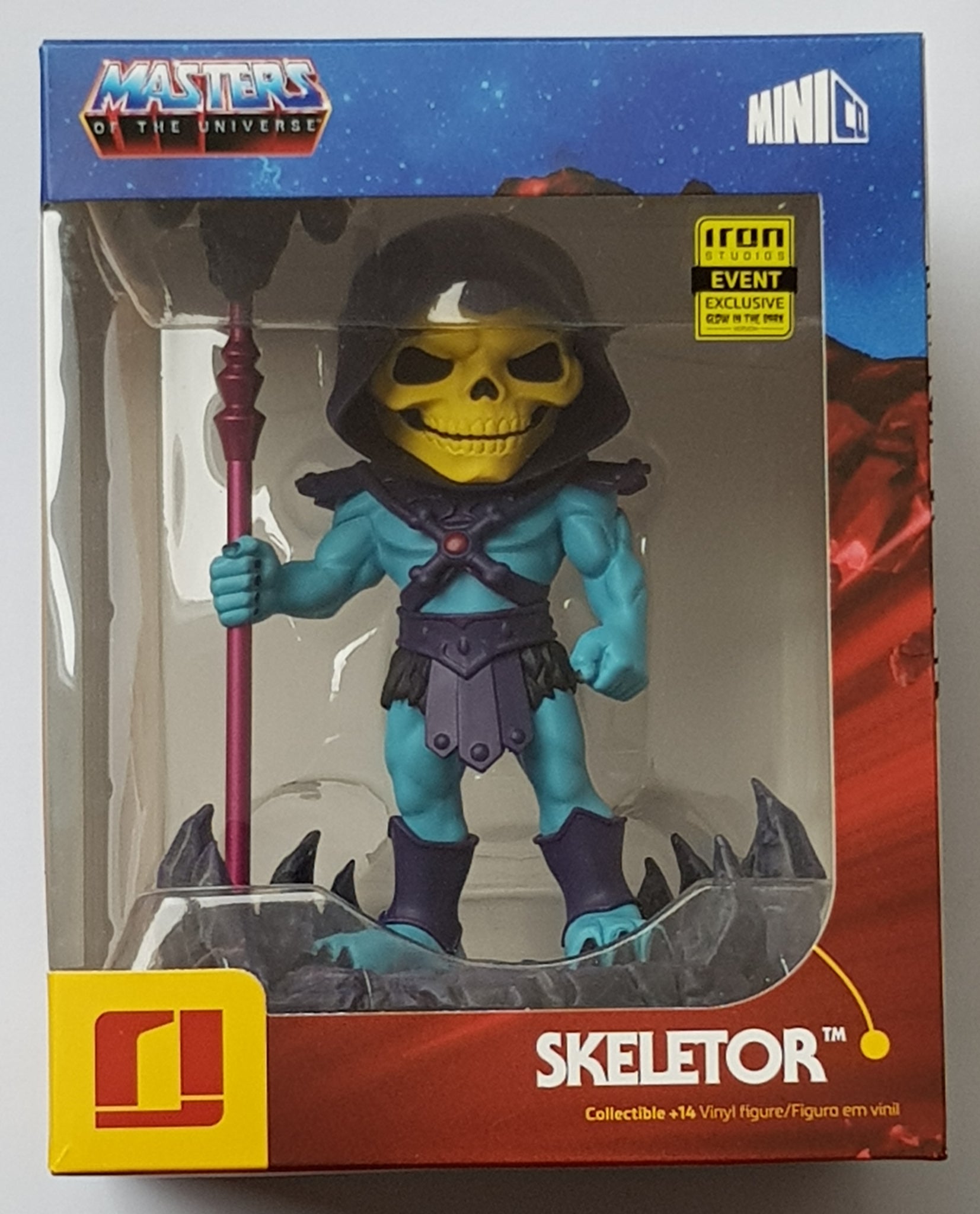 MiniCo Masters of the Universe 7" Skeletor Vinyl Figure (Exclusive Glow in the Dark Edition)