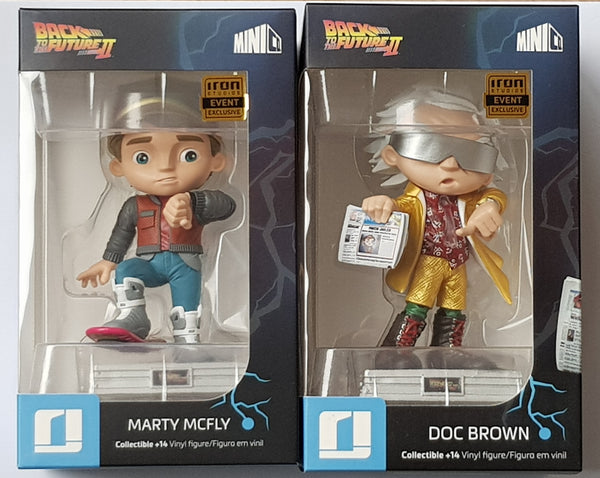 MiniCo Back to the Future 7" Marty McFly and Doc Brown Vinyl Figure (Con Exclusive Variant Edition)