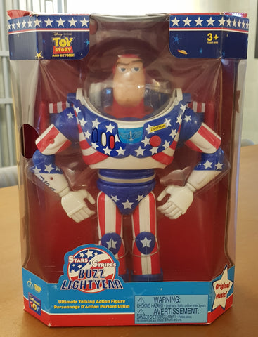 Toy Story Stars and Stripes Buzz Lightyear Electronic Talking Figure