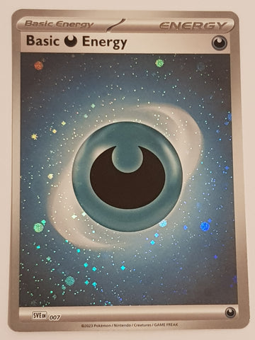 Pokemon Scarlet and Violet 151 Dark Energy #007 Holo Trading Card