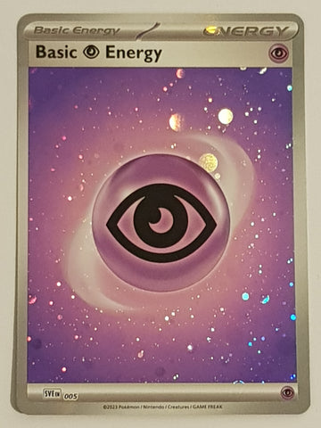 Pokemon Scarlet and Violet 151 Psychic Energy #005 Holo Trading Card