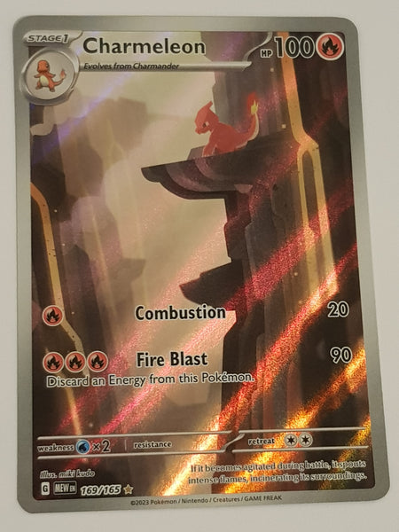 Pokemon Scarlet and Violet 151 Charizard Evolution Line #168/169/199/165 Special Art Rare Holo Trading Card Set