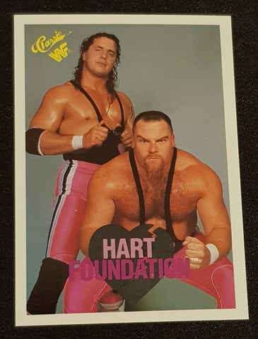 1990 Classic WWF Hart Foundation #38 Trading Card
