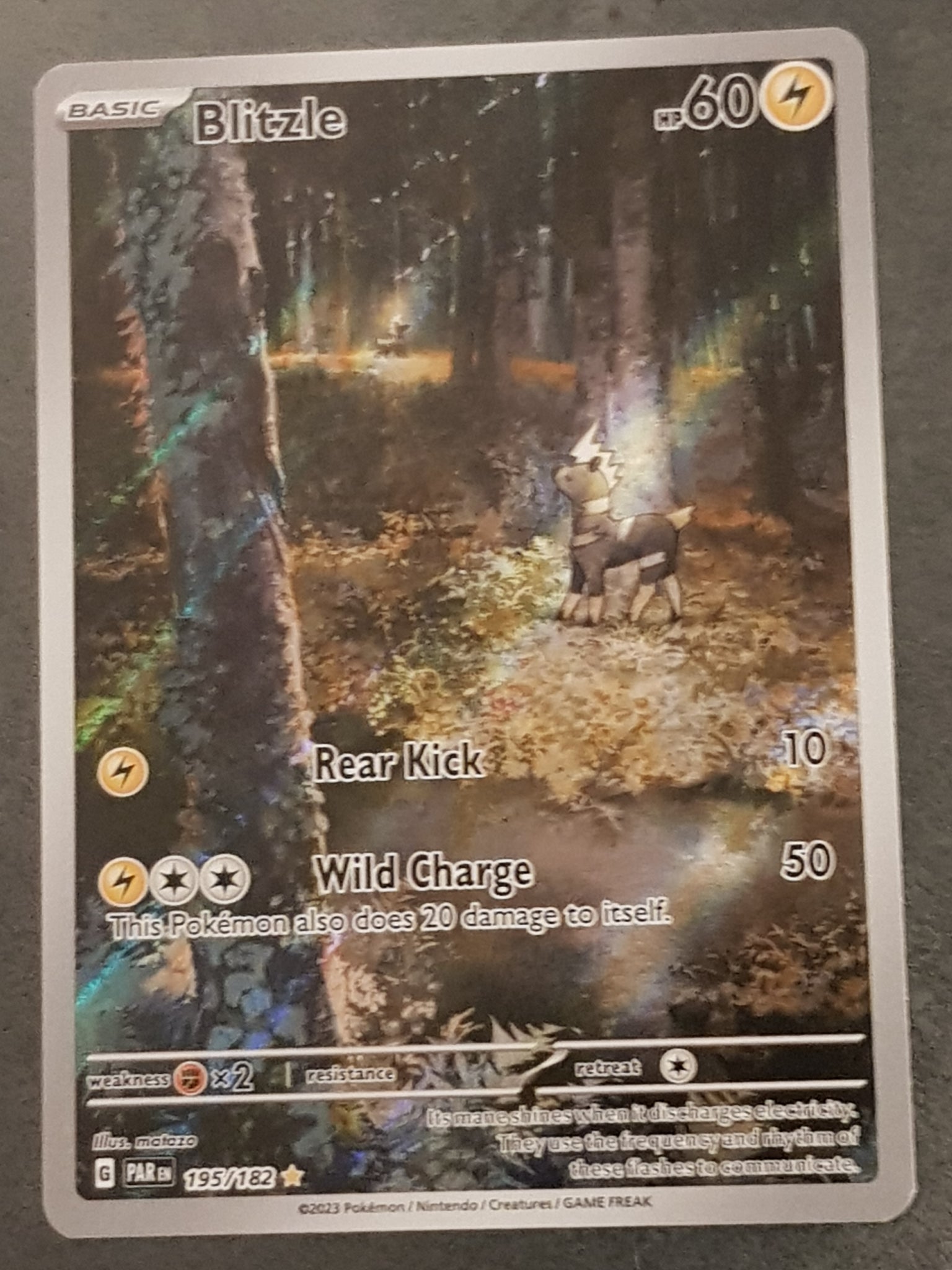 blitzle pokemon card price Pokemon Scarlet and Violet Paradox Rift Blitzle #195/182 Full Art illu – Rotterdam Comics