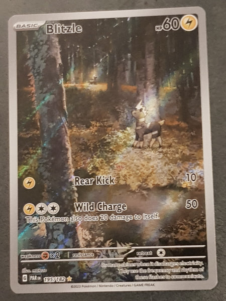 Pokemon Scarlet and Violet Paradox Rift Blitzle #195/182 Full Art illu Rotterdam Comics Pokemon Scarlet and Violet Paradox Rift Blitzle #195/182 Full Art illu Rotterdam Comics