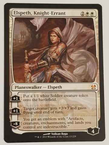 Magic the Gathering Modern Masters 2013 Elspeth Knight-Errant #013 Mythic Trading Card