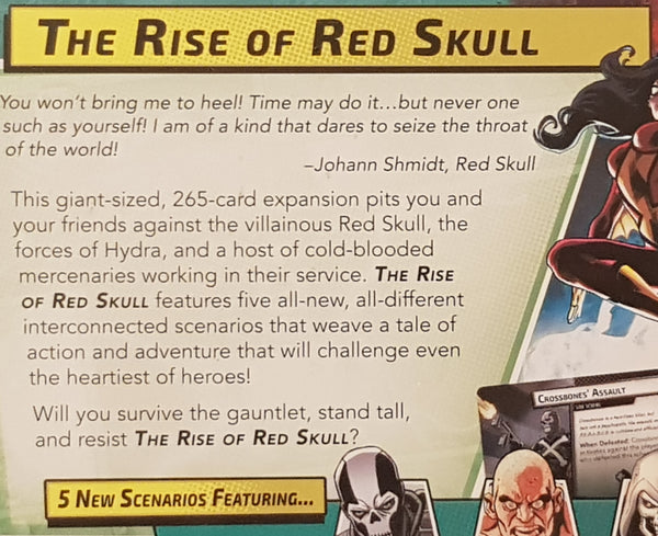 Marvel Champions the Card Game the Rise of Red Skull Expansion