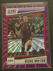 2022-23 Panini Score FIFA Heung-Min Son #106 Purple Laser Parallel /15 Trading Card