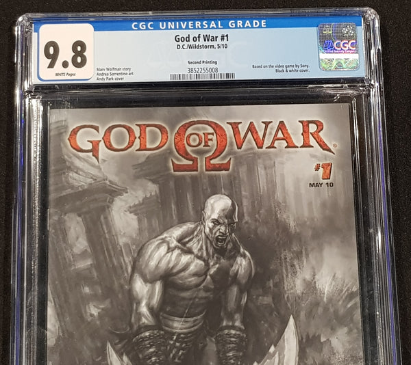 God of War #1 - CGC (9.8) Andy Park 2nd Print Variant