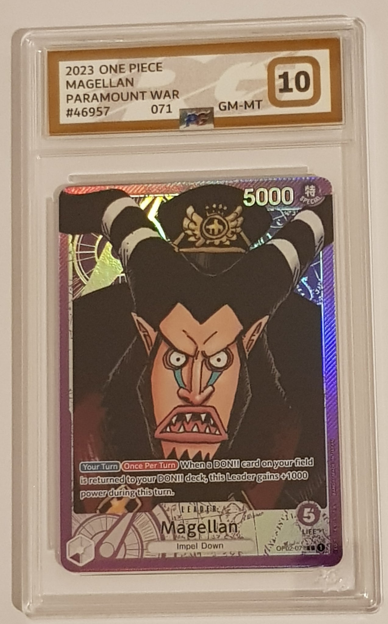 one piece tcg magellan deck One Piece Card Game OP-02 Paramount War Magellan #OP02-071 Leader Alt – Rotterdam Comics