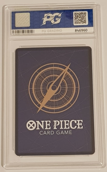 One Piece Card Game OP-03 Pillars of Strength #ST01-012 Monkey D Luffy Wanted Alt Art Foil PG Grading 10 Trading Card