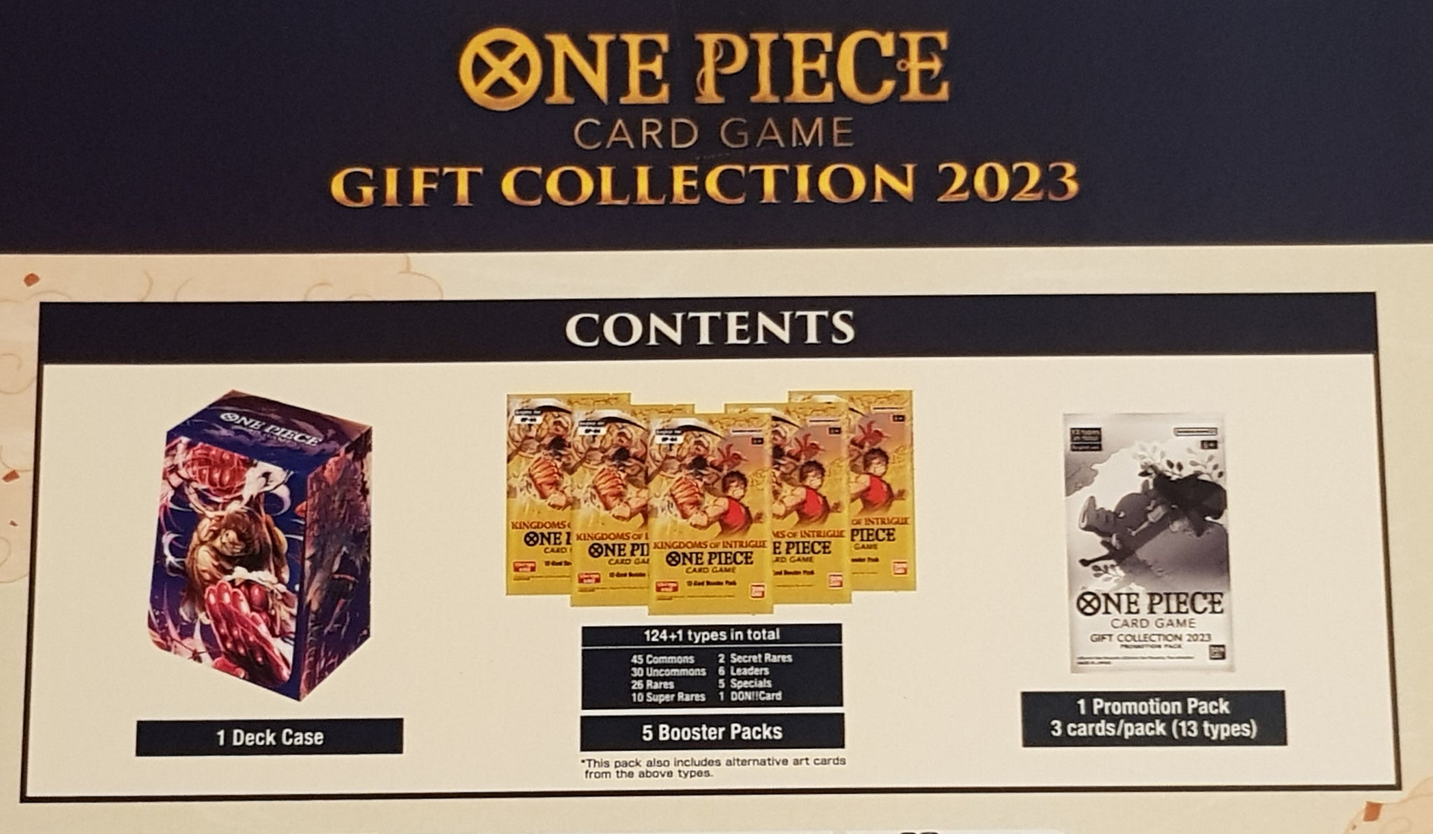One Piece Card Game Gift Collection 2023 GC-01 Trading Card Box
