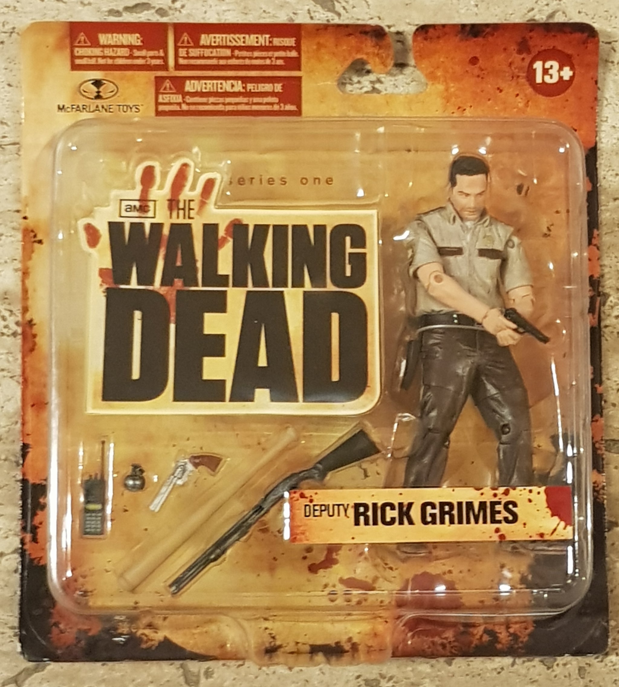 Figurine Rick Grimes - The Walking Dead Série TV - AMC - Neuve