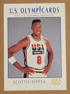 1992 Impel Olympicards Basketball Scottie Pippen #15 Trading Card
