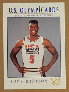 1992 Impel Olympicards Basketball David Robinson #16 Trading Card