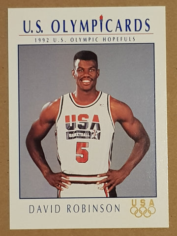 1992 Impel Olympicards Basketball David Robinson #16 Trading Card
